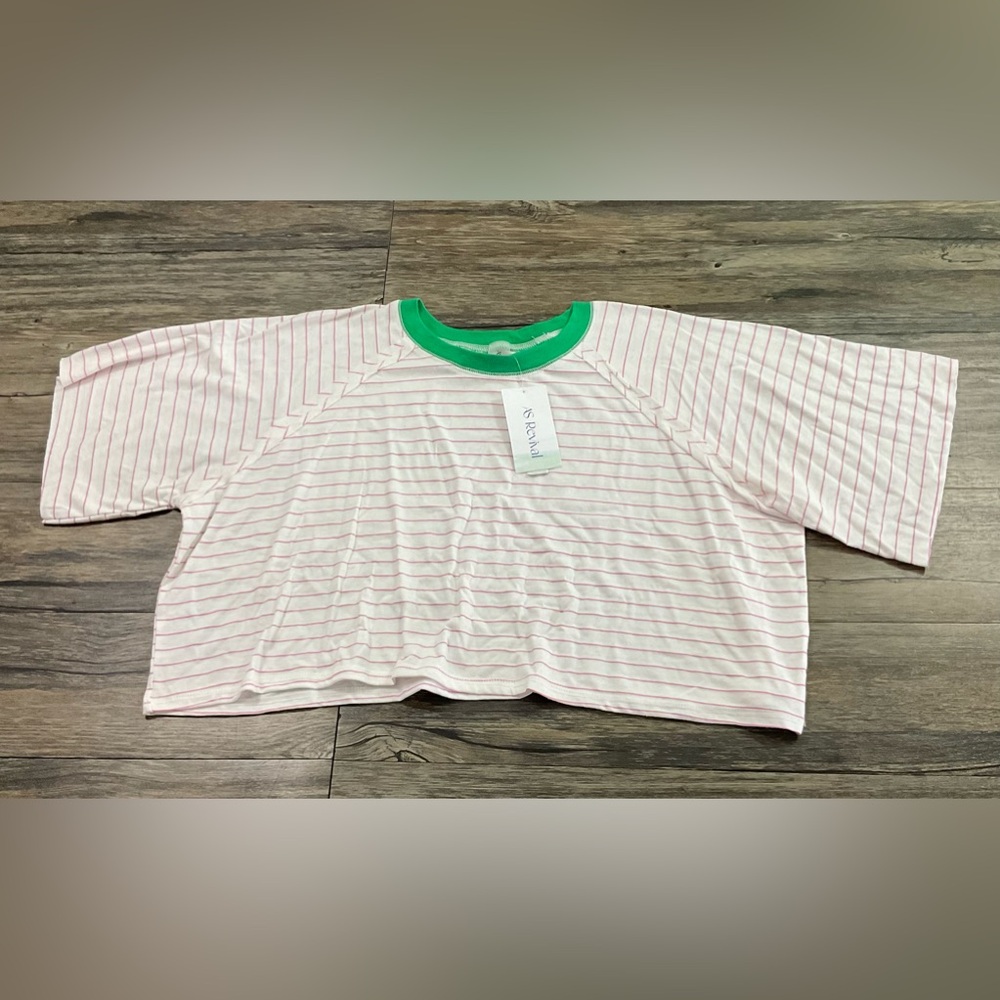 AS Revival Crop Tee Top Sz M NWT